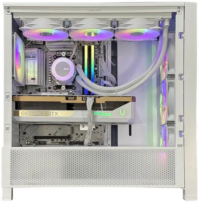 Alt view image 2 of 3 - Andromeda Insights Lumen Ultra Frame -  RTX 5080 16GB GDDR7 | Ryzen 7 9800X3D 4.7 GHz (5.2 GHz Turbo Boost) | 32GB DDR5 6000MHz | 2TB Gen4 SSD | 850W Gold PSU | ARGB Fans | Wi-Fi + BT | Win 11