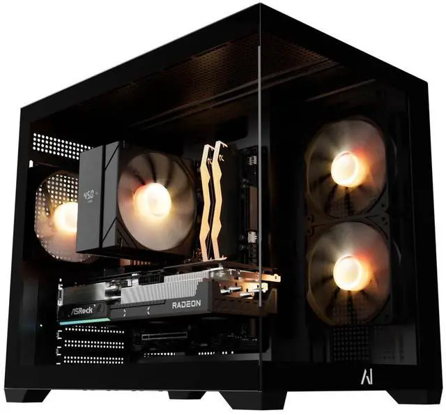 Main image of Andromeda Insights AMD Ultimate Budget Gaming PC - RX 9070 XT 16GB | Ryzen 5 9600X 3.9 GHz (5.4 GHz Turbo Boost) | 32GB DDR5 6000MHz | 1TB Gen4 SSD | 850W Gold | ARGB | Wi-Fi + BT | Win 11