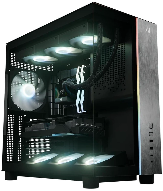 Andromeda Insights - AI 50 Advanced Pro V3 Gaming PC RTX 5070 12GB | Intel Core Ultra 7 265KF (5.5 GHz Boost) | 32GB DDR5 6000MHz | 1TB Gen4 SSD - Black