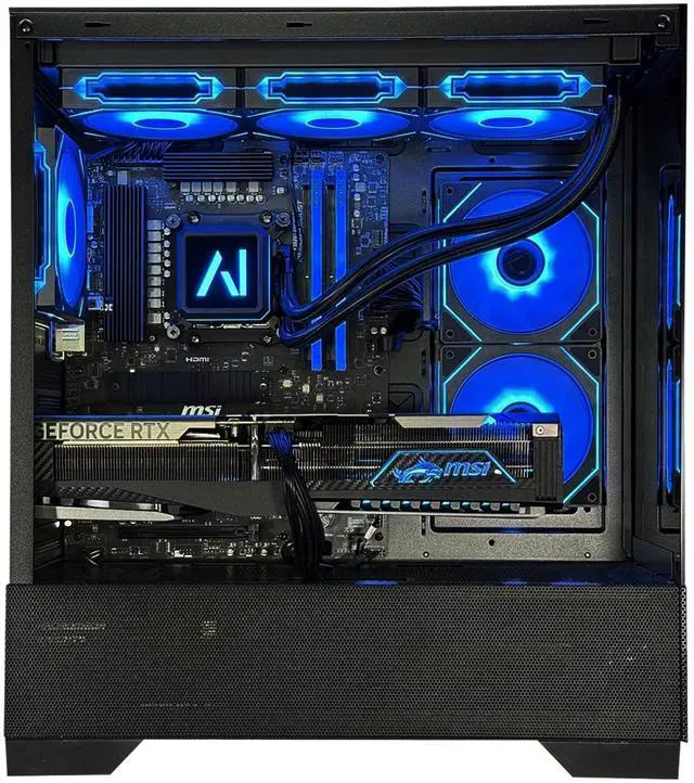 Alt view image 2 of 3 - Andromeda Insights Ultra 50 V2 | RTX 5080 16GB | Ryzen 7 9800X3D | 2TB SSD Gen 4 | 64GB DDR5 | 850W Gold | ARGB Fans | Windows 11 Home