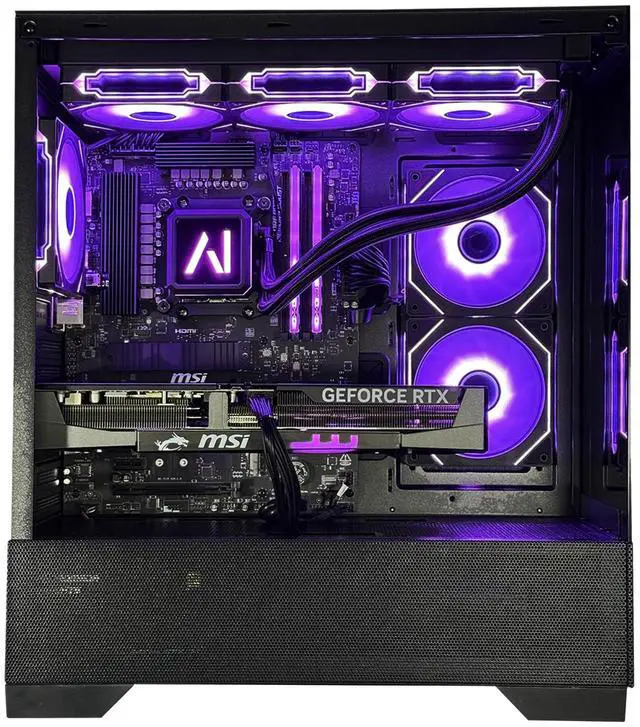 Alt view image 2 of 2 - Andromeda Insights Elite 50 V2 | RTX 5070 Ti 16GB | Ryzen 7 9800X3D | 4TB SSD Gen 4 | 32GB DDR5 | 850W Gold | ARGB Fans | Windows 11 Home