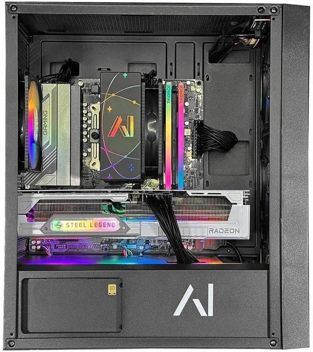 Alt view image 2 of 3 - Andromeda Insights - AMD Radeon RX 9070 XT | Ryzen 7 9800X3D | 32GB DDR5 | 2TB SSD | 850W Gold PSU | ARGB Fans | Windows 11 Home