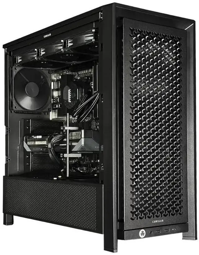 Main image of Andromeda Insights - AI Workstation Gaming PC | Radeon Pro R9700 | Ryzen 9 9950X 4.3 GHz (5.7 GHz Turbo) | 64GB DDR5 6000MHz | 4TB Gen4 SSD - Black