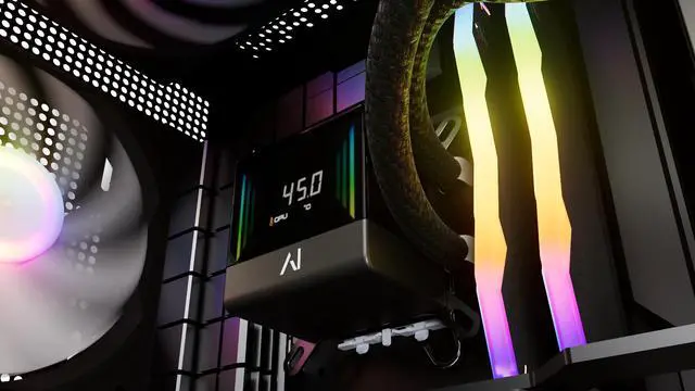 Alt view image 4 of 4 - Andromeda Insights V3 Advanced 50 - RTX 5070 12GB GDDR7 | Ryzen 7 9800X3D 4.7 GHz (5.2 GHz Turbo Boost) | 32GB DDR5 6000MHz | 1TB Gen4 SSD | 850W Gold PSU | ARGB Fans | Wi-Fi + BT | Win 11