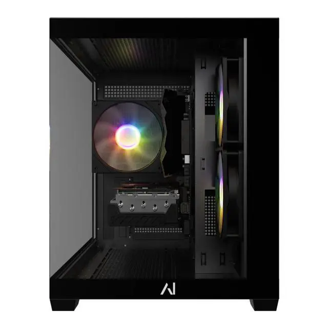 Alt view image 3 of 4 - Andromeda Insights Spectra Gaming PC - RTX 5060 8GB | Ryzen 5 9600X (5.4 GHz Turbo Boost) | 16GB DDR5 6000MHz | 1TB Gen4 SSD | 650W Gold | ARGB | Wi-Fi + BT | Win 11