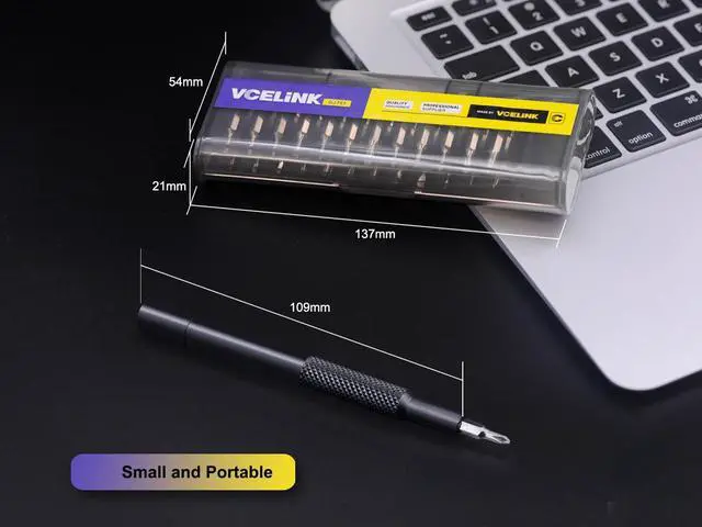 Alt view image 5 of 7 - VCELINK Small Screwdriver Set with Case, 25 in 1 Magnetic Tiny Screwdriver Kit Electronics, Precision Mini Torx Bits Set for Computer, Phone, Game Console, Eyeglasses, Wtaches, Jewelers