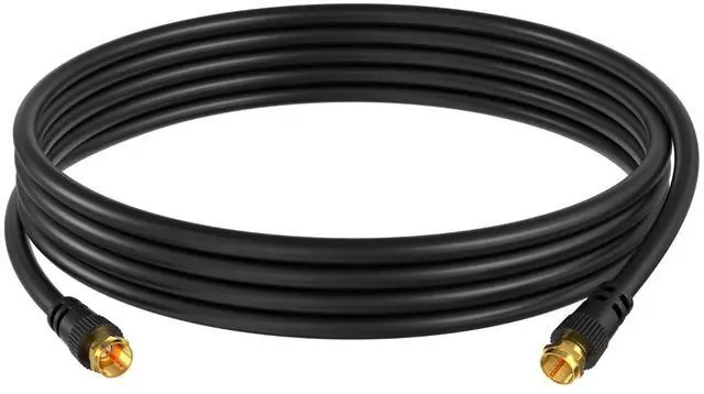 Alt view image 2 of 6 - 45 Miles Indoor HDTV Antenna Dual-Color Black  6FT Detachable RG6  Long-Range UHF/VHF Digital TV, 4K Ultra HD 1080p ATSC 3.0, Free OTA Local Channels, Plug & Play