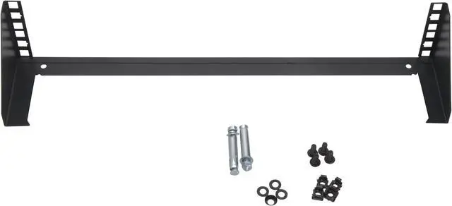 Alt view image 4 of 6 - Cables Direct Online 2U 19" Vertical Wall Mount Server Rack with Mounting Hardware - Black, Space-Saving Design for Small Servers