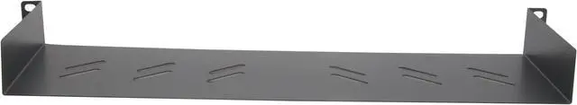 Alt view image 3 of 7 - Cables Direct Online Universal 19" 1U Rack Tray, 6" Deep, No Lip, 150mm - Mount for Servers, Network Gear, and Electronics