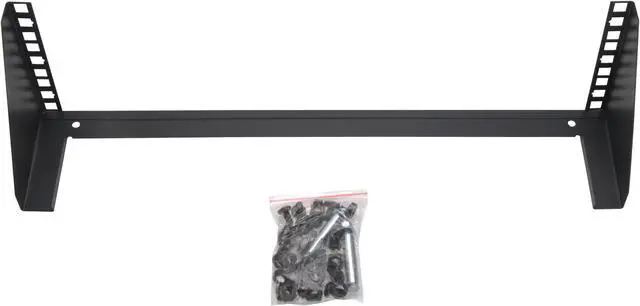 Main image of Cables Direct Online 3U 19 Vertical Wall Server Rack with Mounting Hardware  Heavy Duty Black Steel for Data Centers, Offices, and Home Use