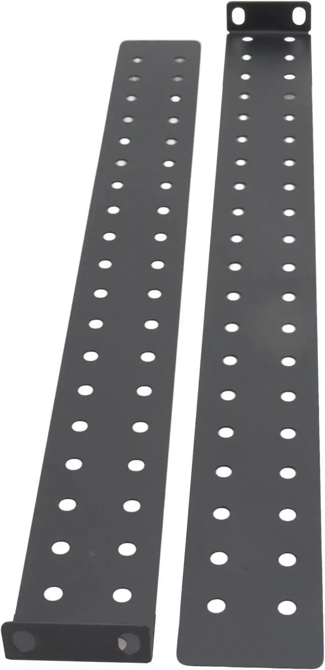 Alt view image 3 of 7 - Cables Direct Online 1U 4-Post Rack Mount Server Shelf Rails for Audio & Network Equipment  Heavy Duty, Space-Saving Design