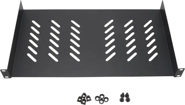 Main image of Cables Direct Online Universal Vented 1U 19" Rack Mount Shelf  10" (250mm) Deep, No Lip, Durable & Ventilated for Servers & Equipment