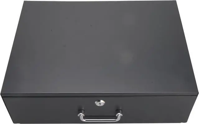 Alt view image 2 of 7 - Cables Direct Online 3U Server Cabinet Case 19" Rack Mount Lockable Deep Drawer for IT, DJ Supplies Equipment Secure Storage
