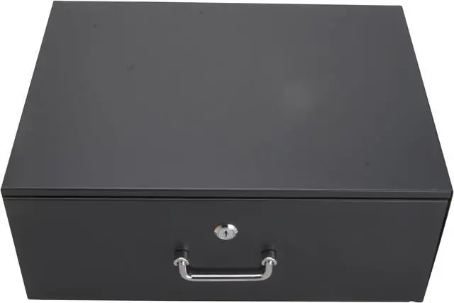 Alt view image 4 of 7 - Cables Direct Online 4U Server Cabinet Case 19" Rack Mount with Lockable Deep Drawer  Heavy-Duty Secure Storage for IT & Networking Equipment