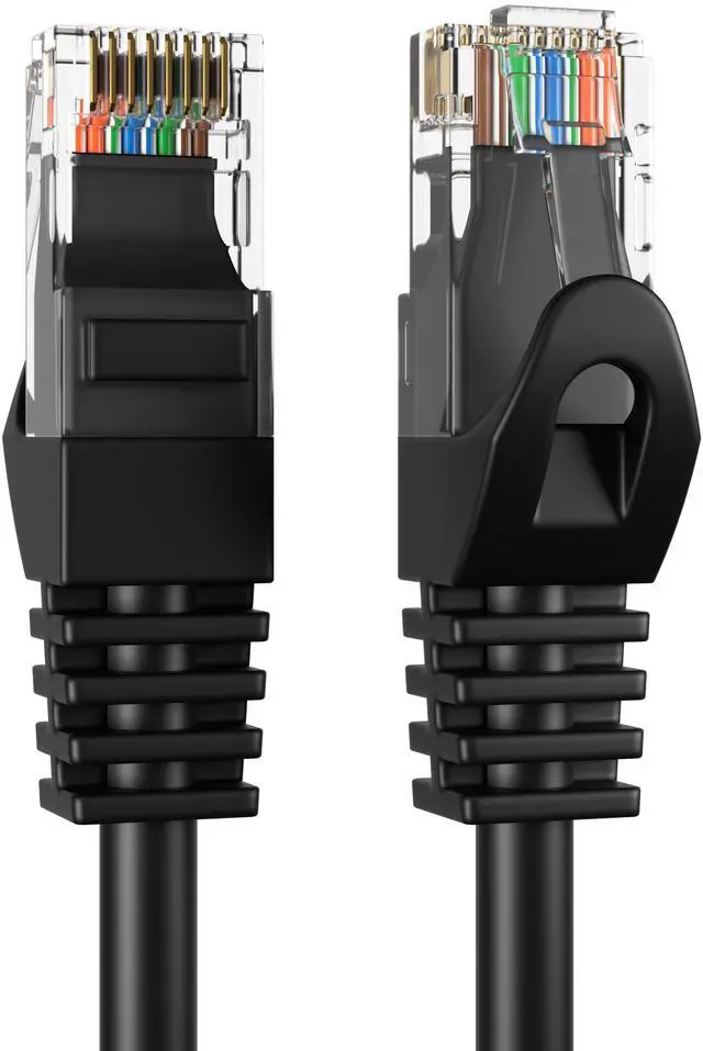 Main image of Cables Direct Online 30ft Cat5e Ethernet Patch Cable, RJ45 Connectors, Black