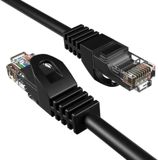 Alt view image 3 of 4 - Cables Direct Online Cat6 50FT Networking RJ45 Ethernet Patch Cable Xbox \ PC \ Modem \ PS4 \ Router- (50 Feet) Black
