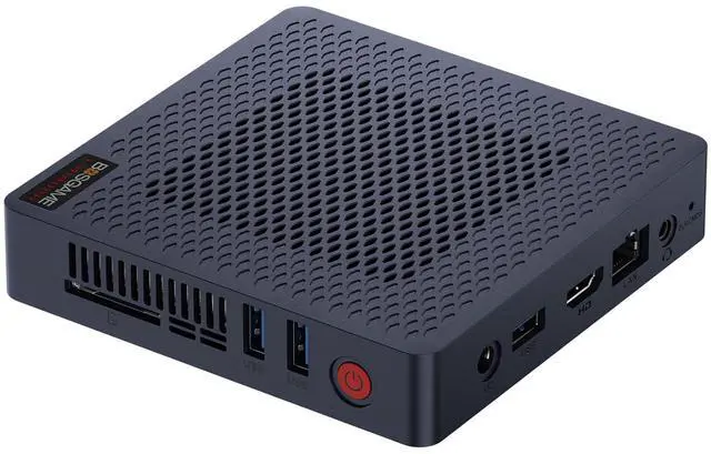 Main image of BOSGAME Fanless Mini PC,Intel Celeron N4020 4GB DDR4 RAM 64GB eMMC,Windows 10 Pro,Support HDMI&VGA,2.4/5G WiFi,BT5.0,Gigabit Ethernet for Business, Home