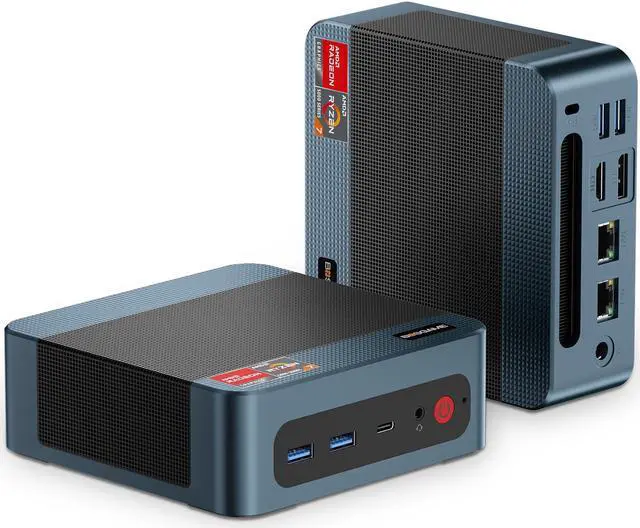 Main image of BOSGAME P3 Lite Mini PC, AMD Ryzen 7 6800H 32GB DDR5 RAM 1TB PCIe SSD Mini Desktop Computers Windows 11 Pro/4K Triple Display/Dual 2.5GbE/WiFi 6E/Gaming/Office/Home