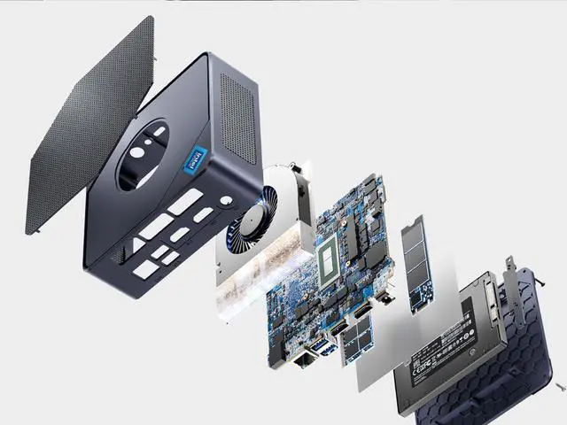 Alt view image 7 of 7 - Bosgame B95 Mini PC,Intel 12th N95 (up to 3.4 GHz)16GB RAM 512GB M.2 SSD,Mini Computers Windows 11 Pro support 4K Triple Dispiay/USB3.2/WIFI 5/2.5GLAN for Home/Office