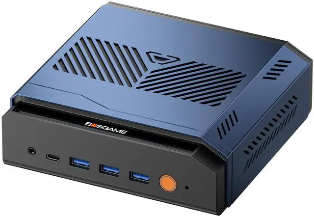 Main image of BOSGAME M6 Mini PC, AMD Ryzen AI 9 HX 370 , 32GB DDR5 5600MHz 1TB PCIe4.0 SSD, 2*2.5G LAN, USB4, OCulink, Quad 8K Display, WiFi 6E & BT 5.2