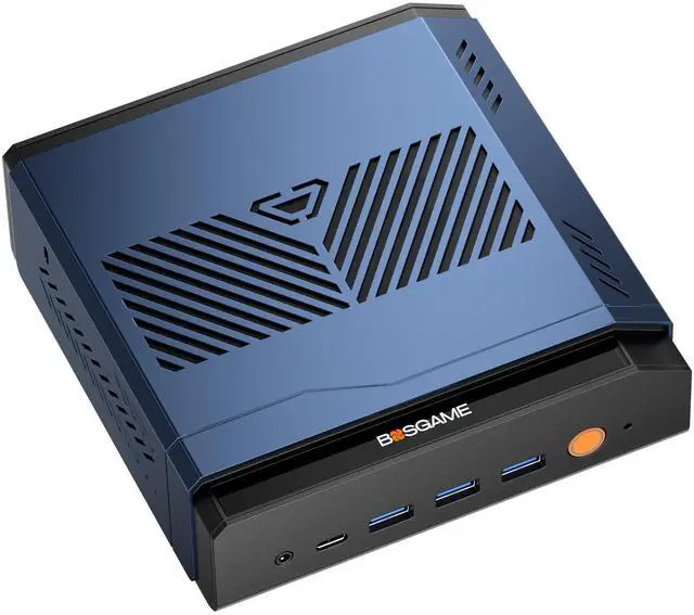 Main image of BOSGAME M6 mini PC, AMD Ryzen AI 9 HX 370 (12-Core) | Radeon 890M | 32GB DDR5 | 1TB NVMe SSD | Dual 2.5G LAN, USB4 | OCulink | Quad 8K Display, WiFi 6E & BT 5.2, Windows 11 Pro (Gaming & Workstation)