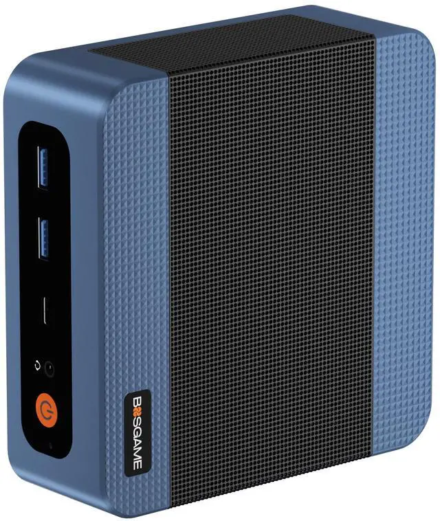 Main image of Mini Desktop PC BOSGAME E5, Dual 2.5G LAN, AMD Ryzen 3 5300U (4C/8T up to 3.8GHz), 16GB DDR4 1TB SSD, Triple 4K Display, Wi-Fi 5 & BT 5.0, Pre-installed Windows 11 Pro, for Work & Home