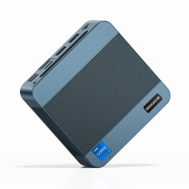Main image of BOSGAME P2 Plus Mini PC Desktop i7-12700H, 32GB DDR5 512GB NVMe SSD, Dual 2.5GbE LAN, Thunderbolt 4, 3x 4K Monitor, WiFi 6, Windows 11 Pro