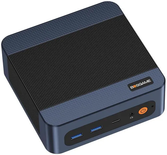 Main image of BOSGAME E7 Mini PC Windows 11 Pro, Intel Core 3 100U (6C/8T up to 4.7GHz), 16GB DDR4 512GB NVMe SSD, Dual RJ45 LAN, WiFi 6, Triple 4K Display, Business Home Desktop Computer