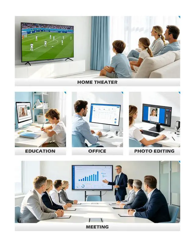 Alt view image 7 of 7 - BOSGAME E7 Mini PC Windows 11 Pro, Intel Core 3 100U (6C/8T up to 4.7GHz), 16GB DDR4 512GB NVMe SSD, Dual RJ45 LAN, WiFi 6, Triple 4K Display, Business Home Desktop Computer