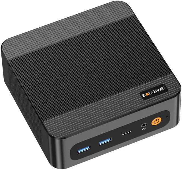 Main image of BOSGAME P6 Ryzen 9 6900HX Mini PC, 24GB RAM 4800MT/s 1TB PCIe4.0 SSD | Dual LAN, AX210 Wi-Fi 6E, BT 5.3, Triple Display 4K, Light Gaming | Home | Office | Business Great Value PC