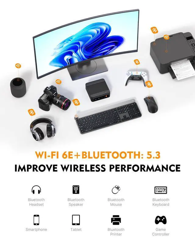 Alt view image 5 of 7 - BOSGAME P6 Neo Mini PC, Ryzen 7 6800H, 24GB LPDDR5X 1TB SSD, Win 11 Pro, Triple 4K, WiFi 6E, Dual LAN