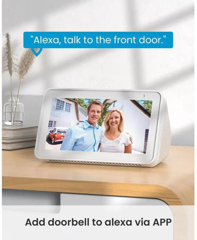 Alt view image 5 of 7 - ieGeek 5MP Doorbell Camera Wireless No Subscription- Video Doorbell Wireless with Chime, Doorbell with Camera, Voice Changer, 2-Way Audio, PIR Motion Detection, 2.4Ghz WiFi, Compatible with Alexa