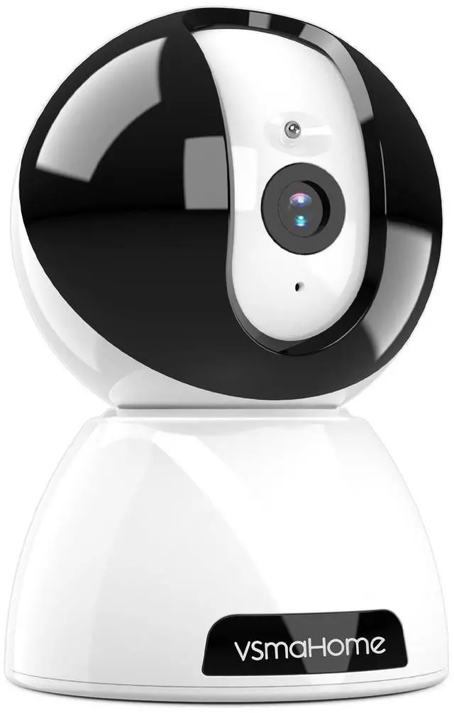 Vsmahome 2K Security Camera Indoor,House Cameras with Audio and Video,Plug in Surveillance Cameras for Home Security,8X Zoom,IR Night Vision,Sound/Motion Detection,2-Way Talk,Supports Alexa