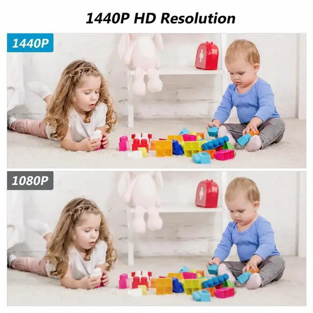 Alt view image 3 of 7 - ieGeek 2.5K 5G/2.4GHz WiFi Pet Dog Camera with Phone App, Indoor Security Camera with 360° Ptz , IR Night Vision, Motion Detection, Two-Way Audio, Compatible with Alexa 3-PACK