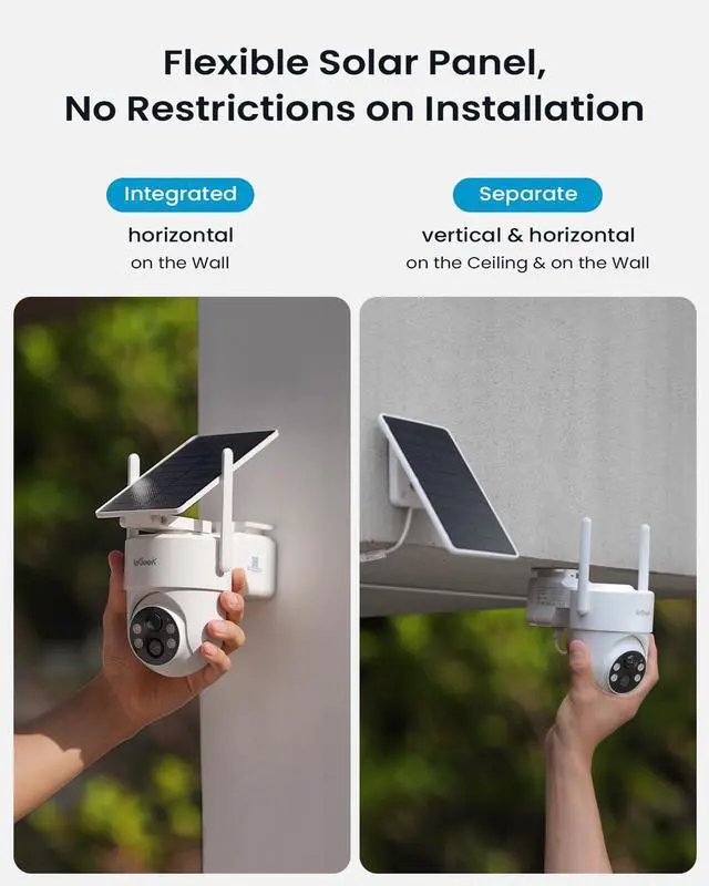Alt view image 2 of 7 - ieGeek Security Cameras Wireless Outdoor, 2K Camera for Home Security, 360° Outdoor Camera, Color Night Vision, AI Detection, 2-Way Audio, Alexa, IP66 Security Camera