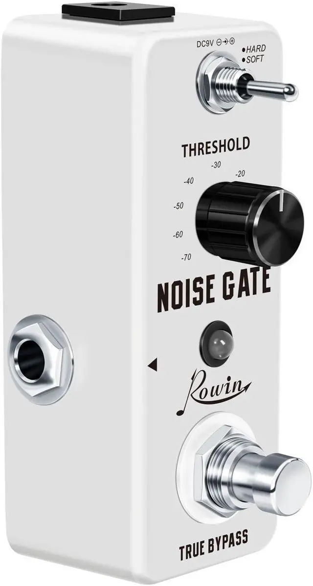 Alt view image 5 of 5 - Rowin LEF-319 Guitar Noise Gate Pedal Noise Killer Pedals Noise Suppression Effects For Electric Guitar Hard Soft 2 Modes True Bypass
