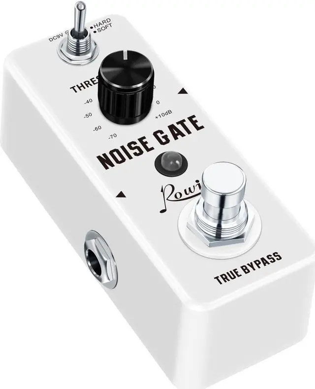 Alt view image 3 of 5 - Rowin LEF-319 Guitar Noise Gate Pedal Noise Killer Pedals Noise Suppression Effects For Electric Guitar Hard Soft 2 Modes True Bypass