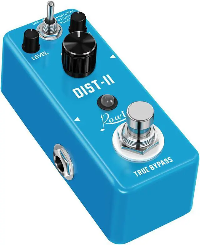 Alt view image 3 of 5 - Rowin LEF-301B Guitar Distortion Pedal Solo Dist Effect Pedals For Guitarist High Gain Distortions Pedals Natural Tight Classic True Bypass