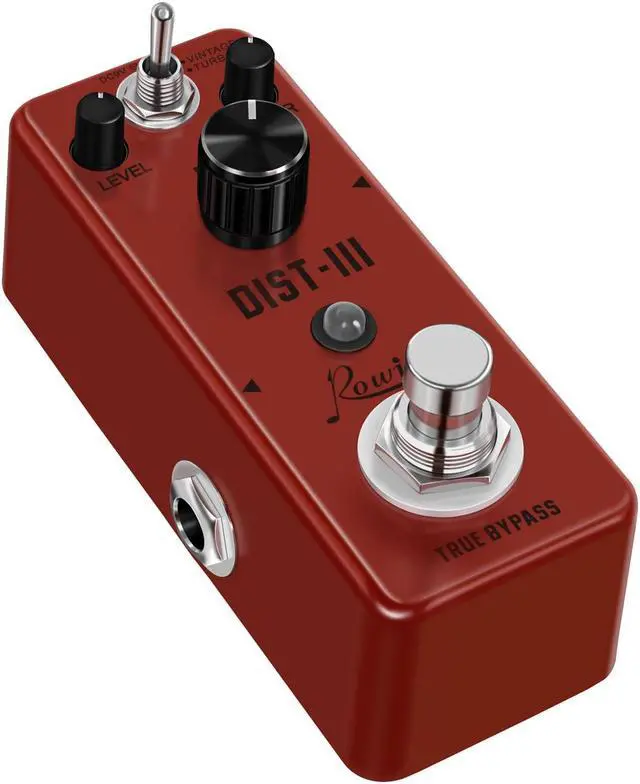 Alt view image 3 of 5 - Rowin LEF-301C Guitar Distortion III Effect Pedal Rat Clone HEAVY - True Bypass Full Metal Case