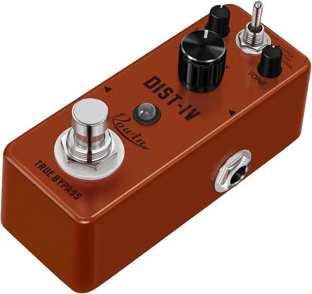 Alt view image 2 of 5 - Rowin LEF-301D Distortion IV Guitar Effect Pedal With Killer Super Dist Tone True Bypass