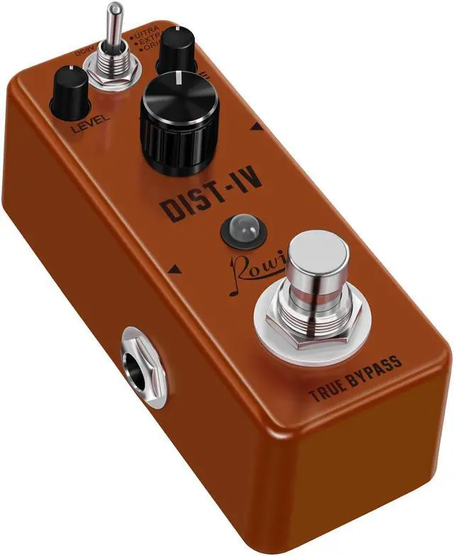 Alt view image 3 of 5 - Rowin LEF-301D Distortion IV Guitar Effect Pedal With Killer Super Dist Tone True Bypass