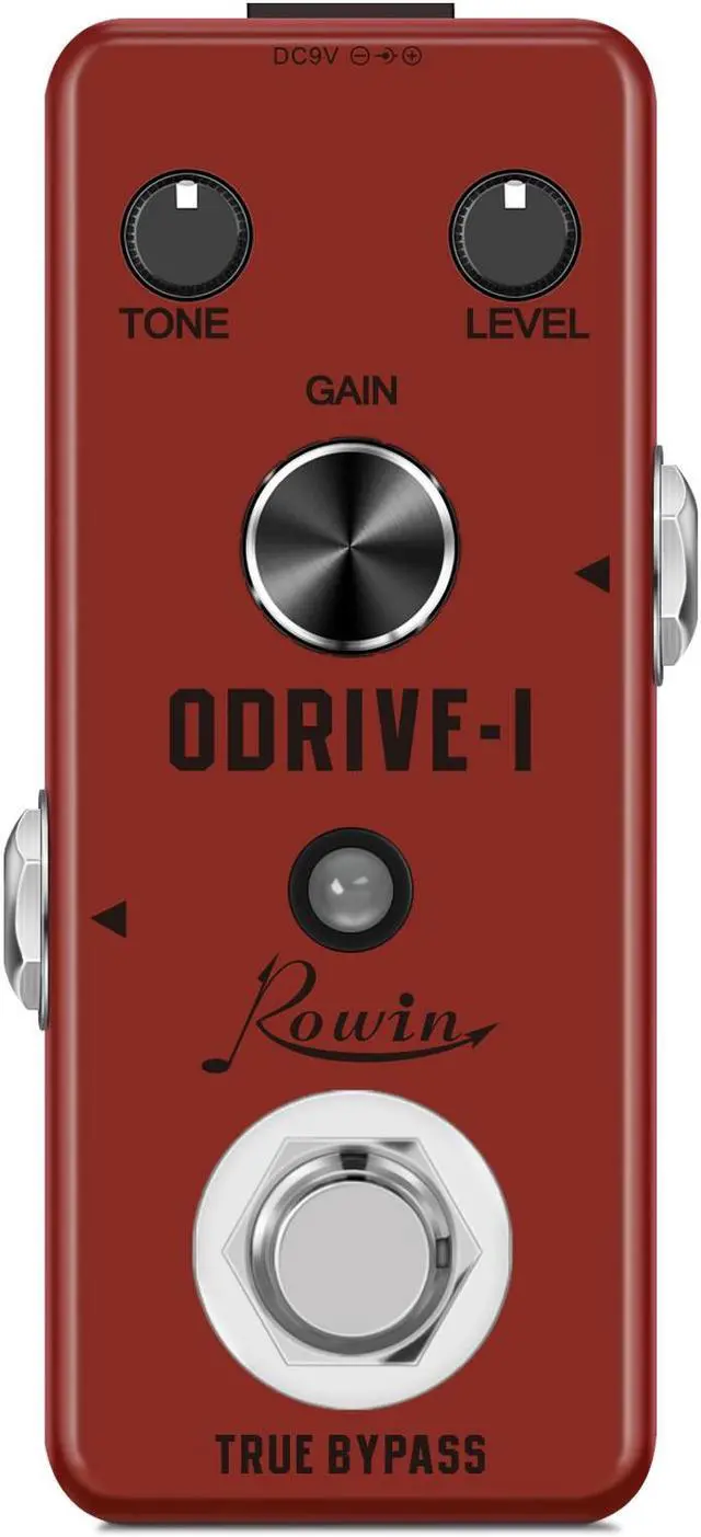 Main image of ROWIN LEF-302A Guitar Overdrive Effect Pedal Analog Classic Blues Style With Bright And Wild Sound Ture Bypass Full Metal Case