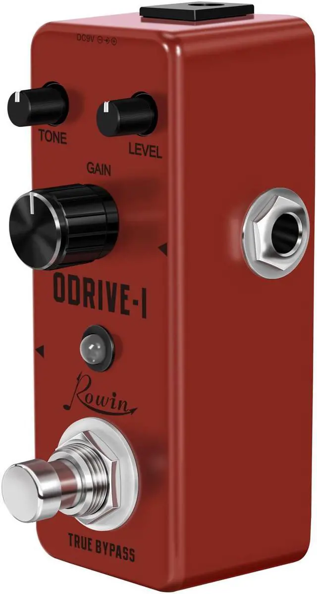 Alt view image 4 of 5 - ROWIN LEF-302A Guitar Overdrive Effect Pedal Analog Classic Blues Style With Bright And Wild Sound Ture Bypass Full Metal Case