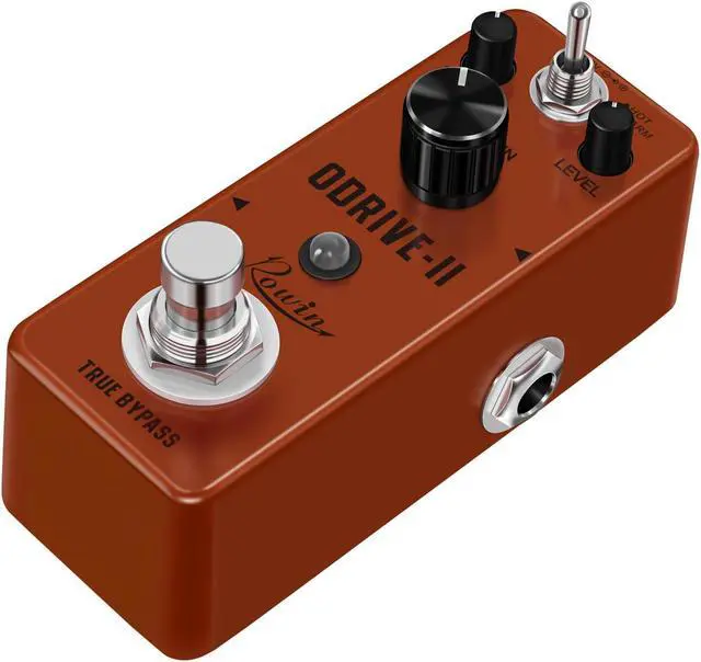 Alt view image 2 of 5 - Rowin LEF-302B OVERDRIVE-II Classical Electronic Overdrive Guitar Effect Pedal True Bypass - 2 Working Mode Full Metal Case