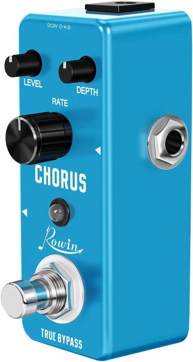 Alt view image 4 of 5 - Rowin LEF-304 Guitar Analog Chorus Pedal Ensemble King Level Depth Knob High Warm Clear Chorus Sound With BBD Chip True Bypass