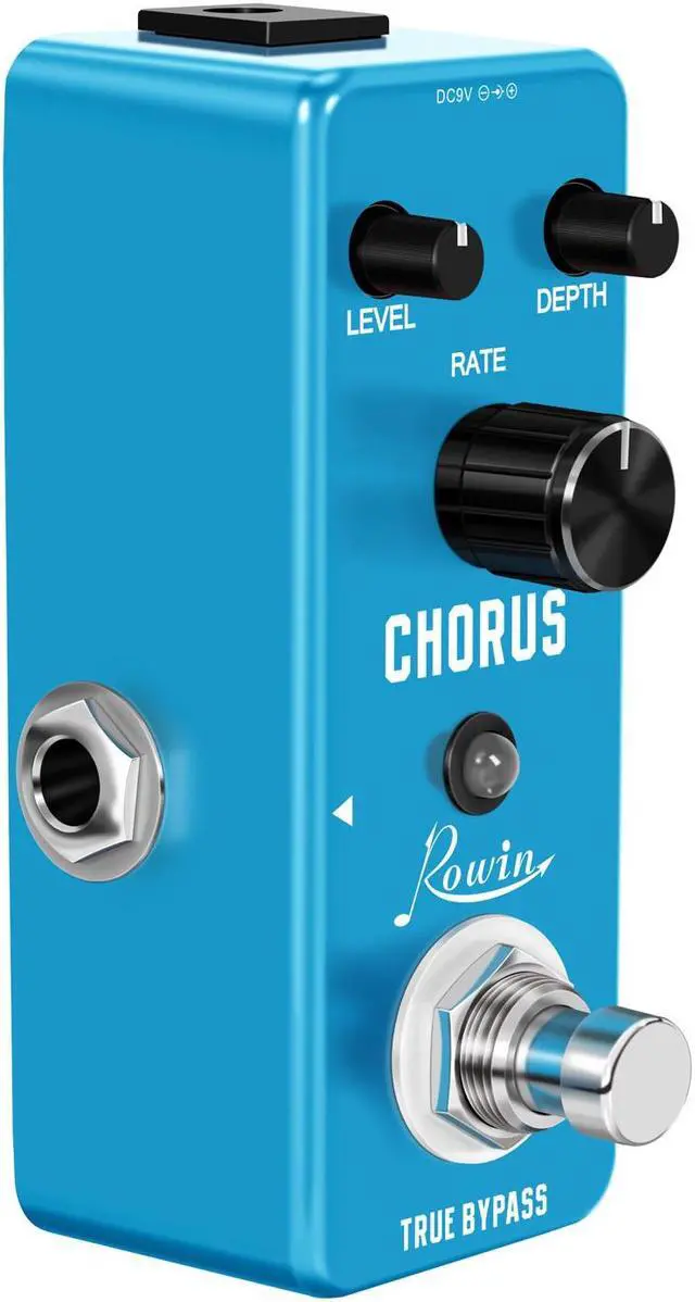 Alt view image 5 of 5 - Rowin LEF-304 Guitar Analog Chorus Pedal Ensemble King Level Depth Knob High Warm Clear Chorus Sound With BBD Chip True Bypass