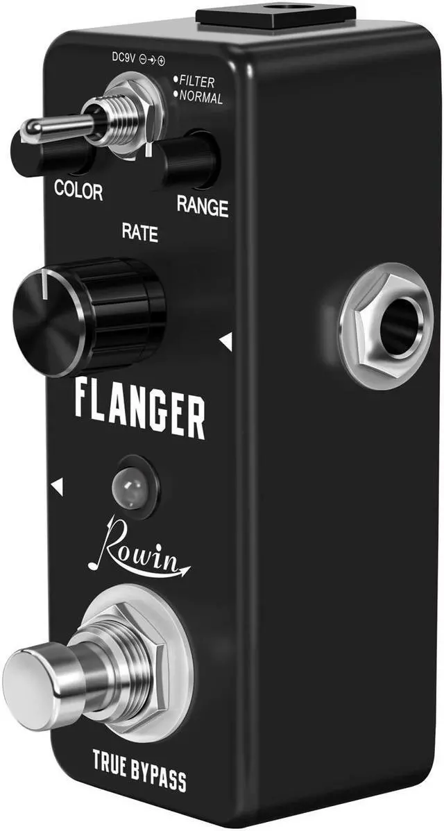 Alt view image 4 of 5 - Rowin LEF-312 Pure Analog Flanger Guitar Effect Pedal with Static Filtering True Bypass Guitar Accessories