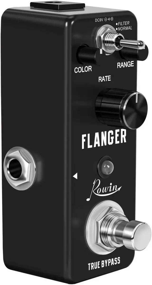 Alt view image 5 of 5 - Rowin LEF-312 Pure Analog Flanger Guitar Effect Pedal with Static Filtering True Bypass Guitar Accessories