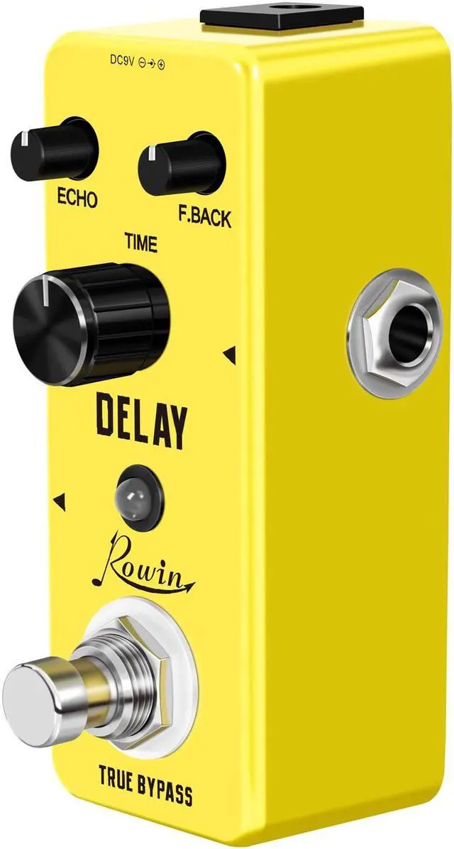 Alt view image 4 of 5 - Rowin LEF-314 Guitar Delay Pedal Analog Delay Guitar Effect Pedal Switching, Fully Vintage Delay True Bypass