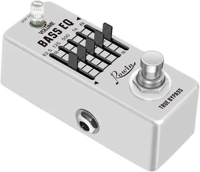 Alt view image 3 of 5 - Rowin LEF-317B Bass EQ Pedal 5 Band Equalizer Pedals For Bass Guitar With 5 Band Graphic Mini Size True Bypass